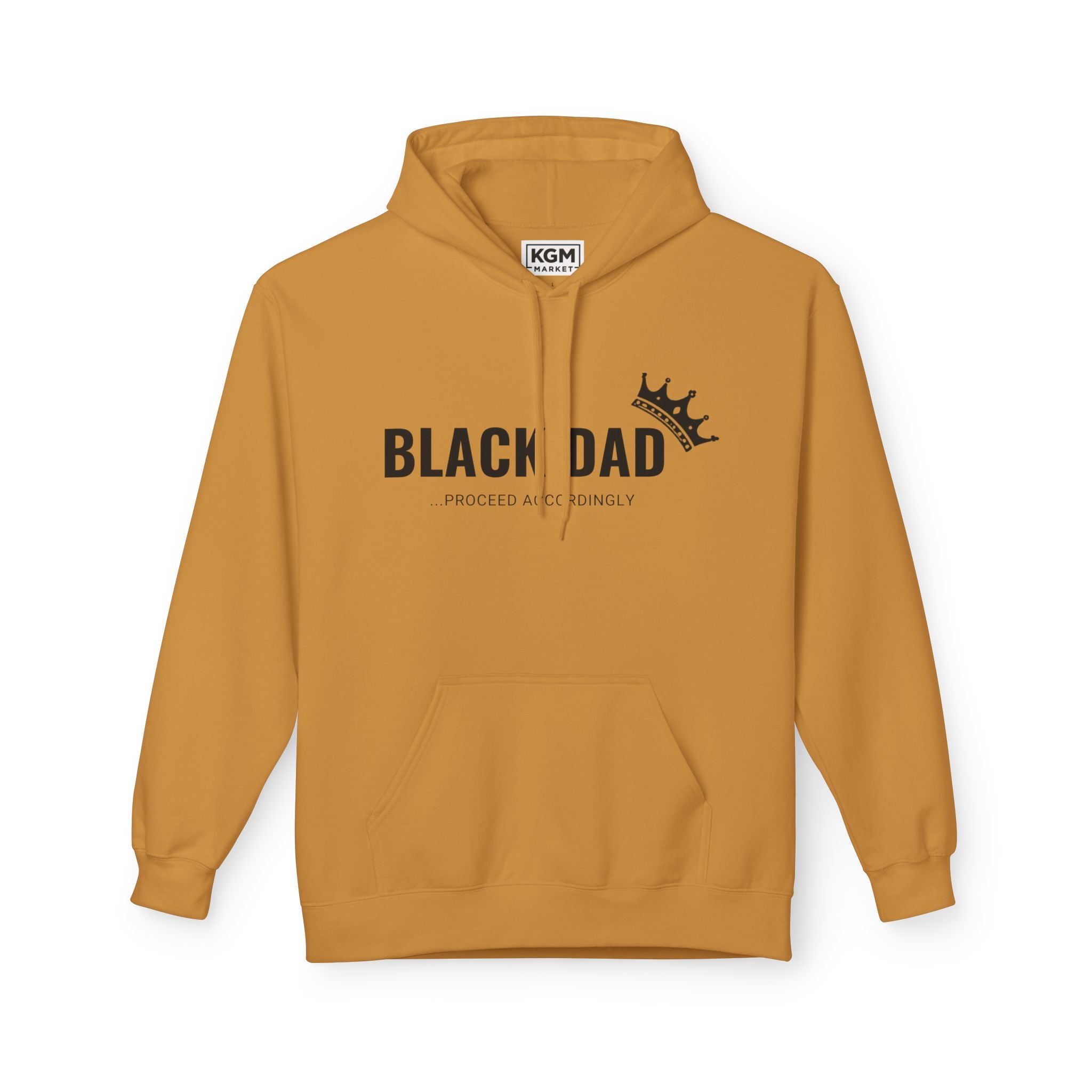 Black Dad Proceed Accordingly Hoodie