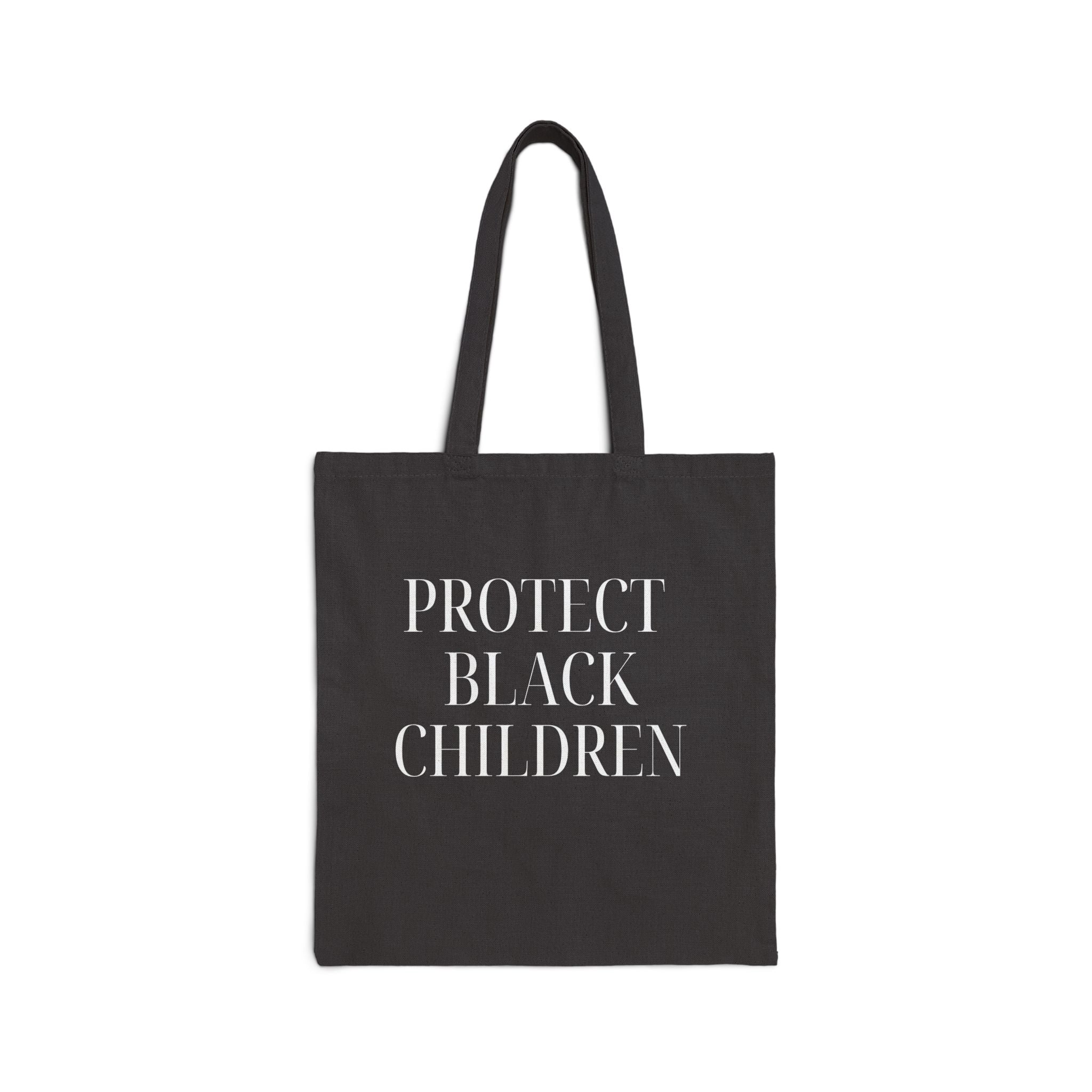 Protect Black Children Canvas Tote