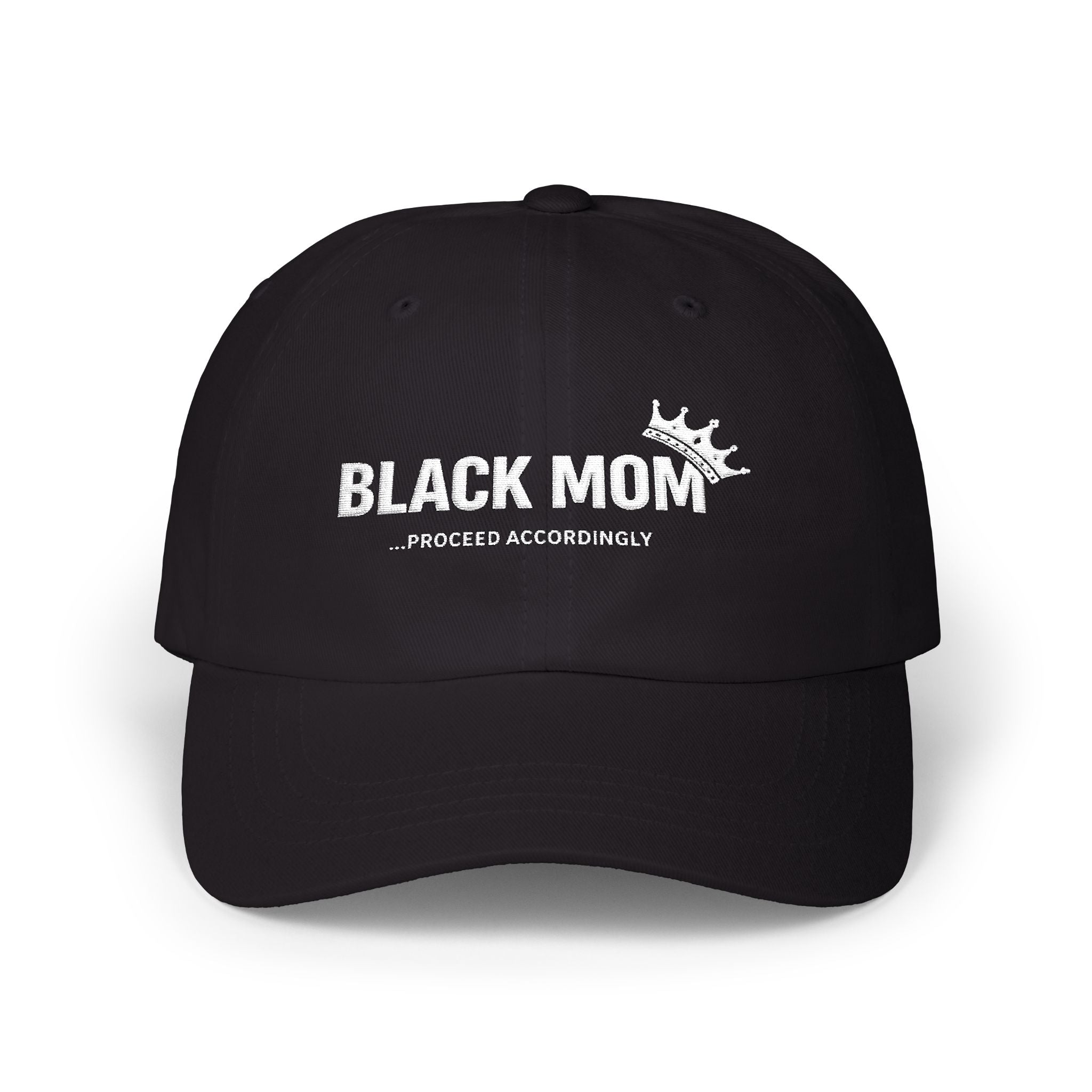Protected By a Black Mom - Classic Dad Cap for Black Moms | Mother's Day Gift