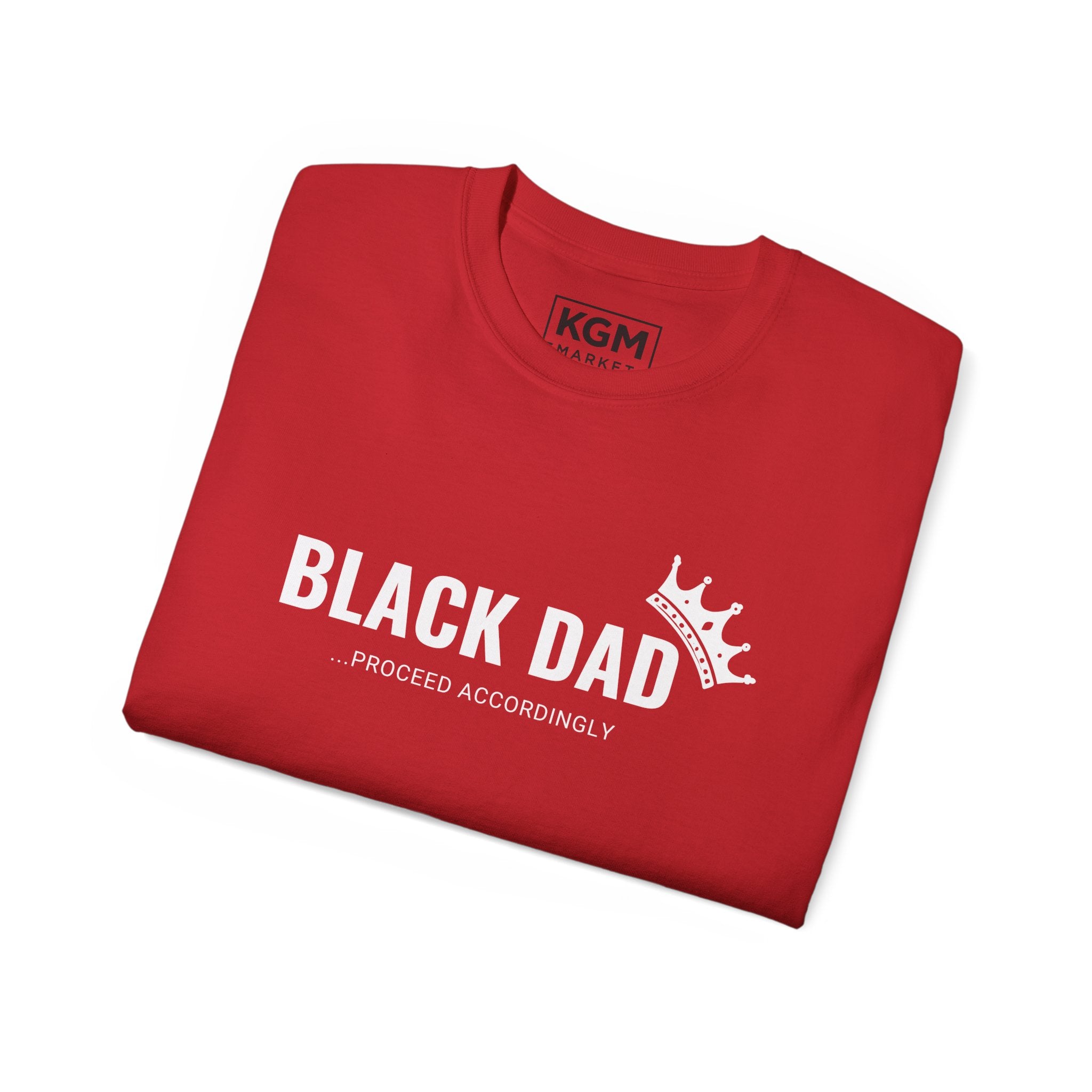 Black Dad Mens T Shirt