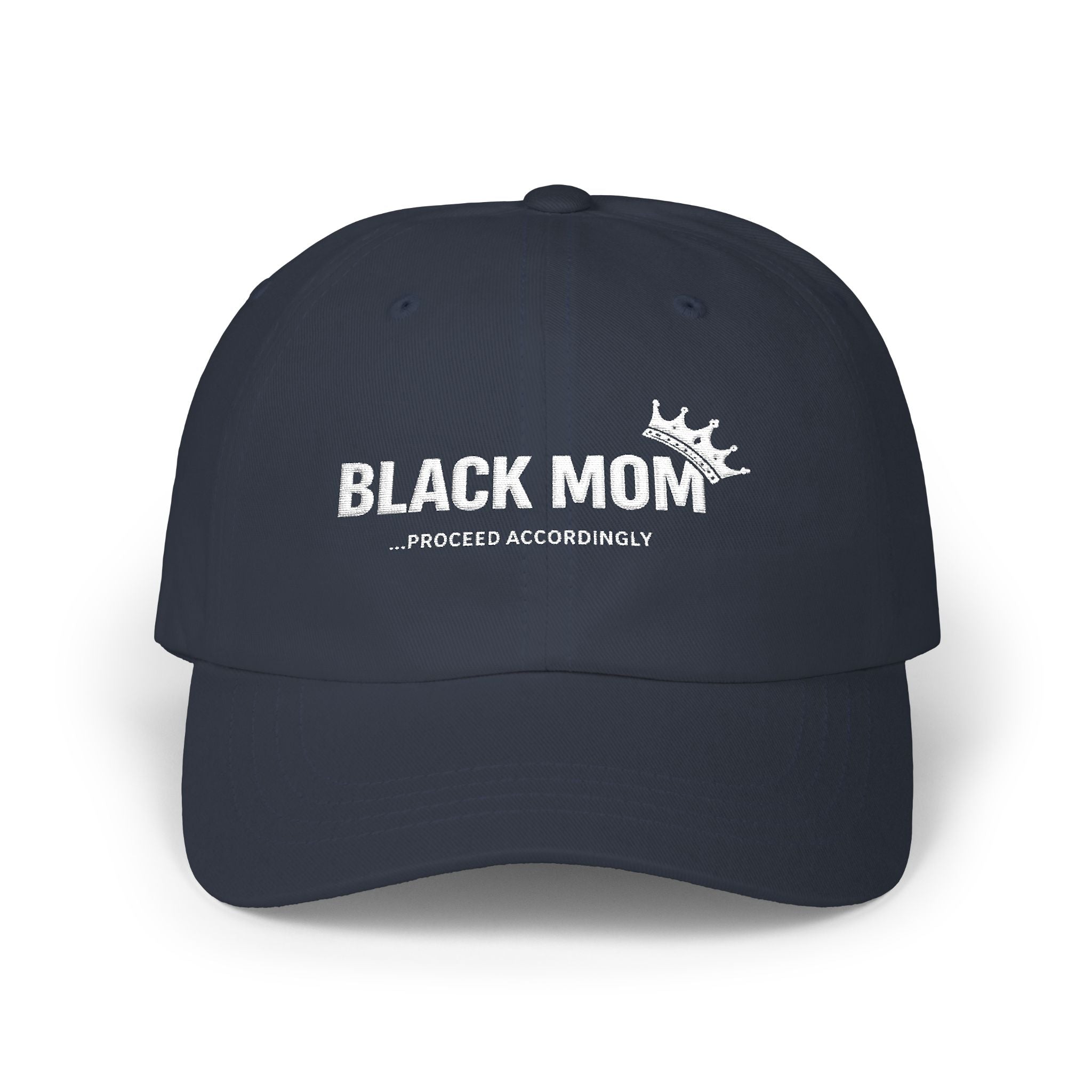 Protected By a Black Mom - Classic Dad Cap for Black Moms | Mother's Day Gift