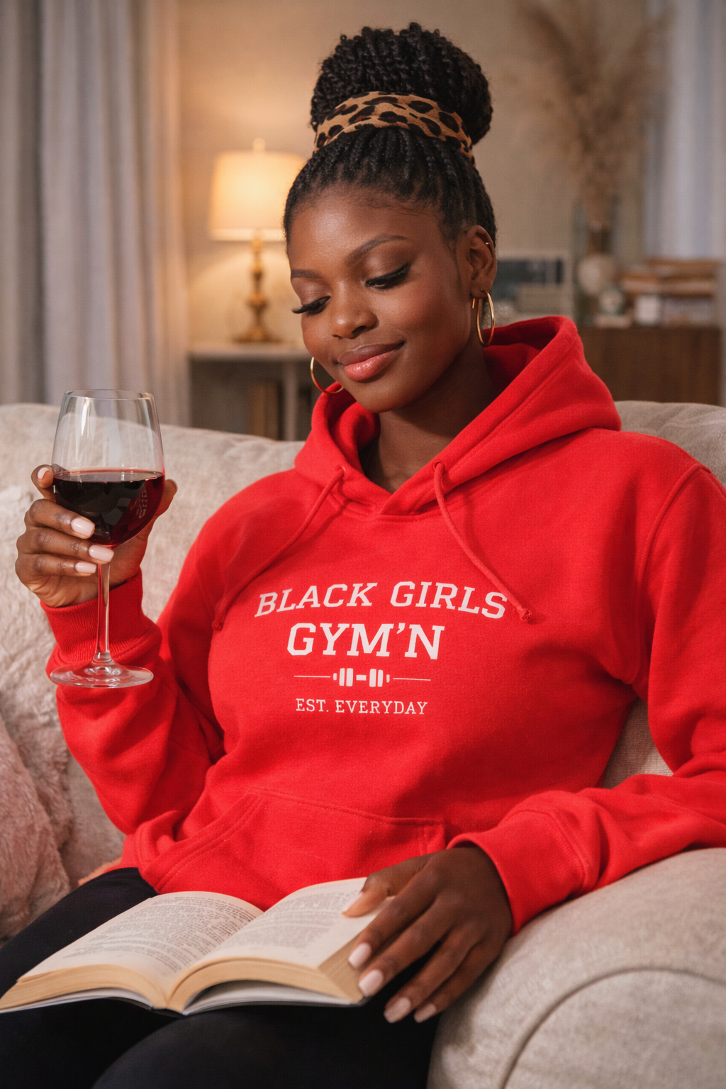 Black Girls Gym'n Hoodie – Culture Empowerment Gym Sweatshirt