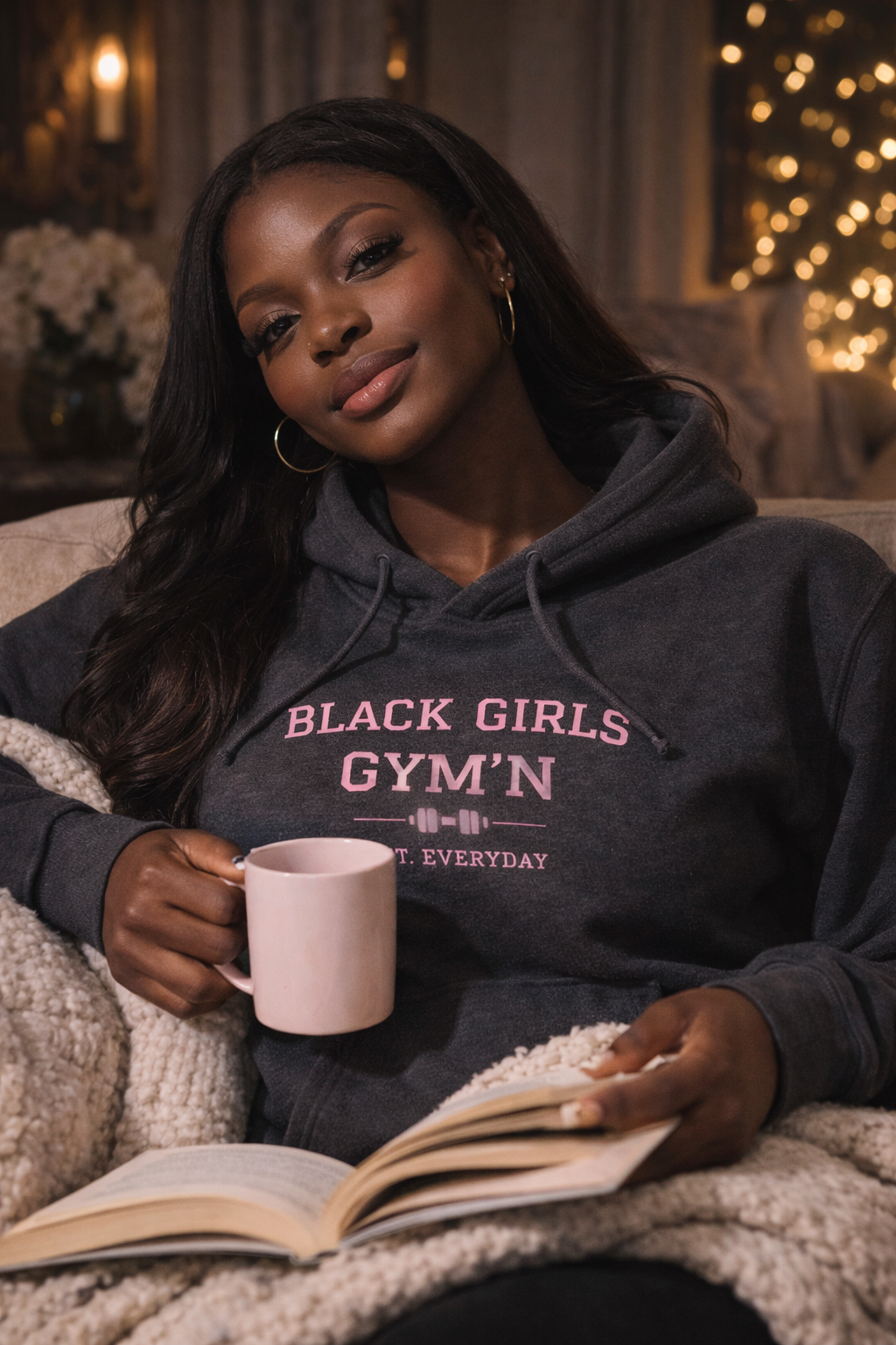 Black Girls Gym'n Hoodie – Culture Empowerment Gym Sweatshirt