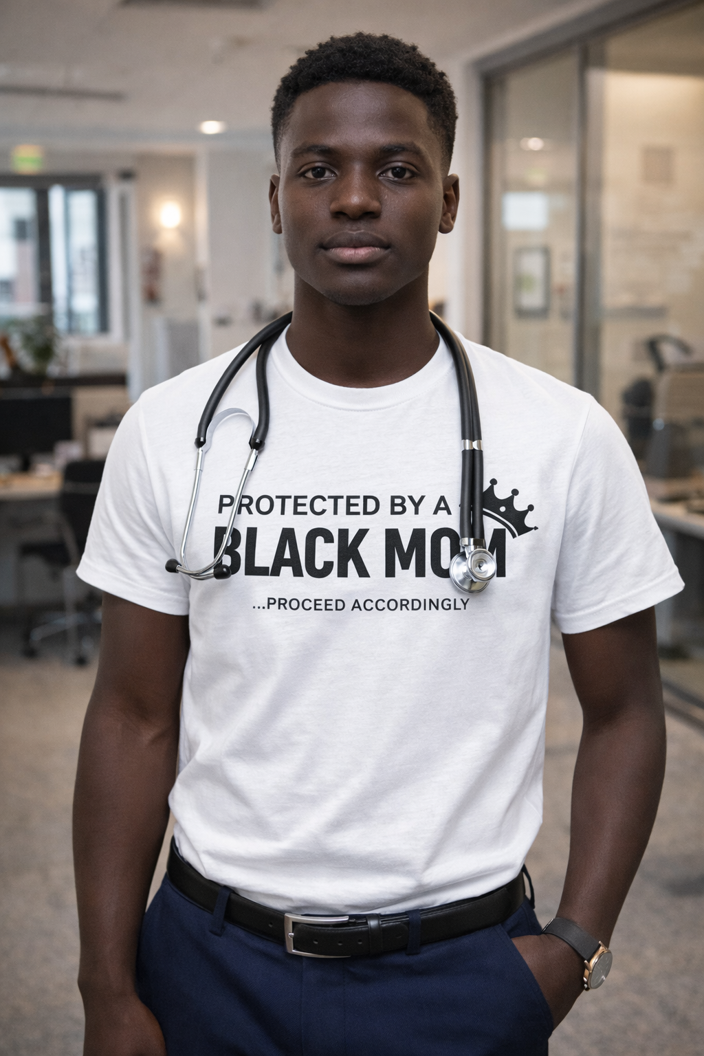 Protected by a Black Mom Tee – Statement Shirt | Mother’s Day Gift