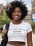 Black Girls Gym’n Crop Top - Culture Graphic Tee