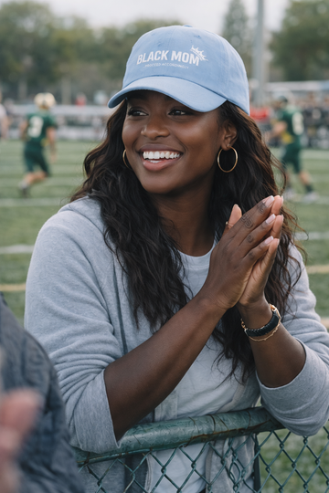 Protected By a Black Mom - Classic Dad Cap for Black Moms | Mother's Day Gift