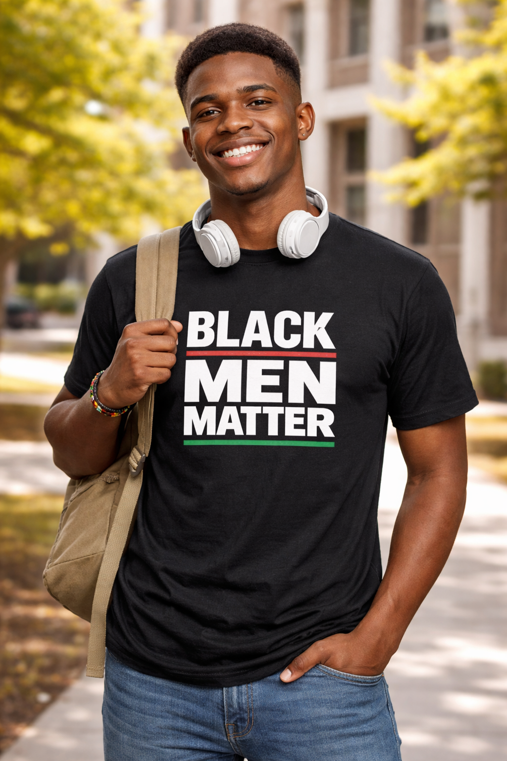 Black Men Matter T-Shirt | Empowerment Tee for Black Men | Confidence Pride Culture Shirt | Inspirational Streetwear Gift for Him
