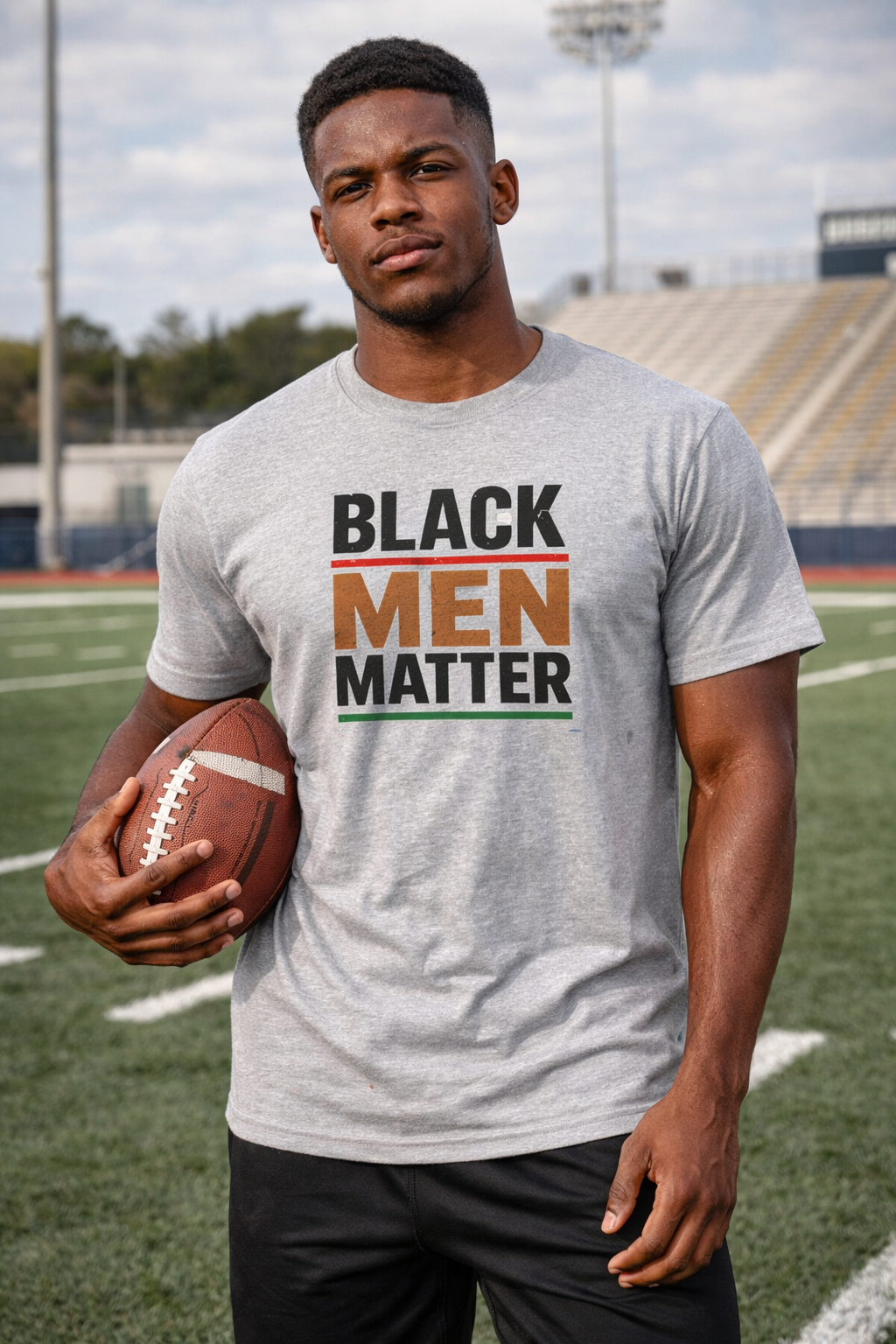 Black Men Matter T-Shirt | Empowerment Tee for Black Men | Confidence Pride Culture Shirt | Inspirational Streetwear Gift for Him