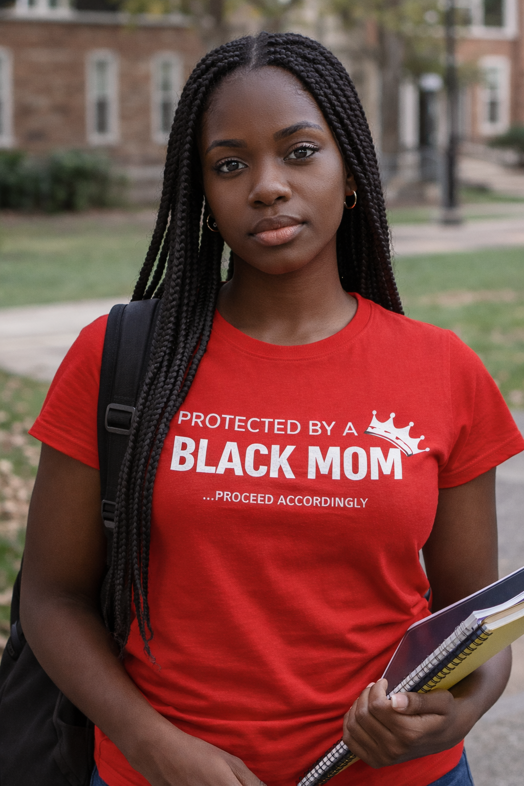 Protected by a Black Mom Tee - Statement Shirt | Mother's Day Gift