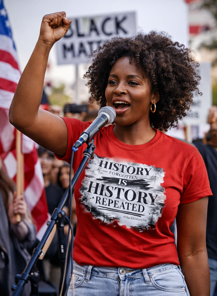 History Forgotten is History Repeated Tee | Black History Inspired | Cultural Statement