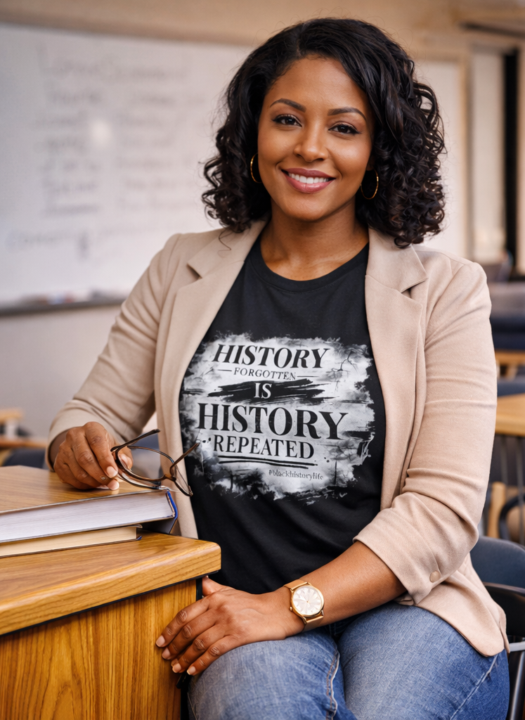 History Forgotten is History Repeated Tee | Black History Inspired | Cultural Statement