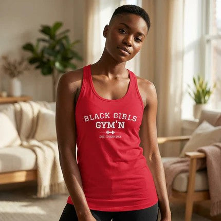 Black Girls Gym’n Women’s Active Tank – Culture-Inspired Workout Top