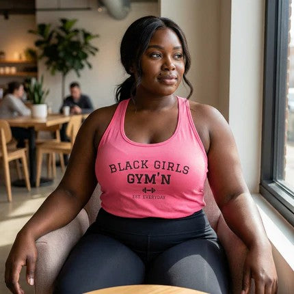 Black Girls Gym’n Women’s Active Tank – Culture-Inspired Workout Top