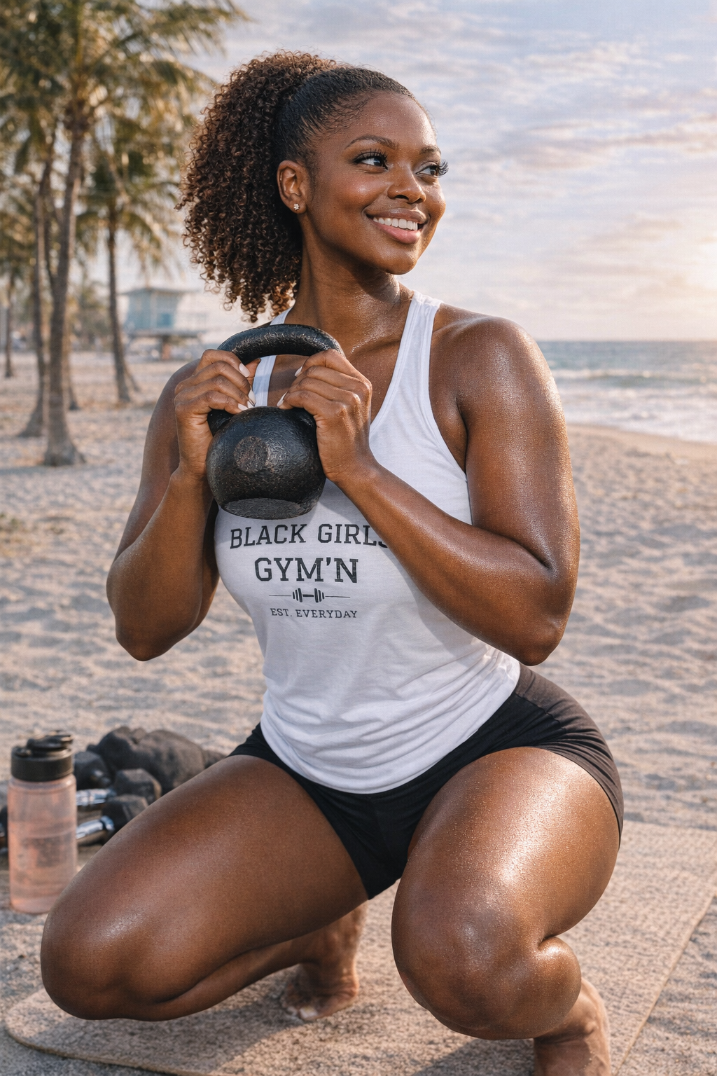 Black Girls Gym’n Women’s Active Tank – Culture-Inspired Workout Top