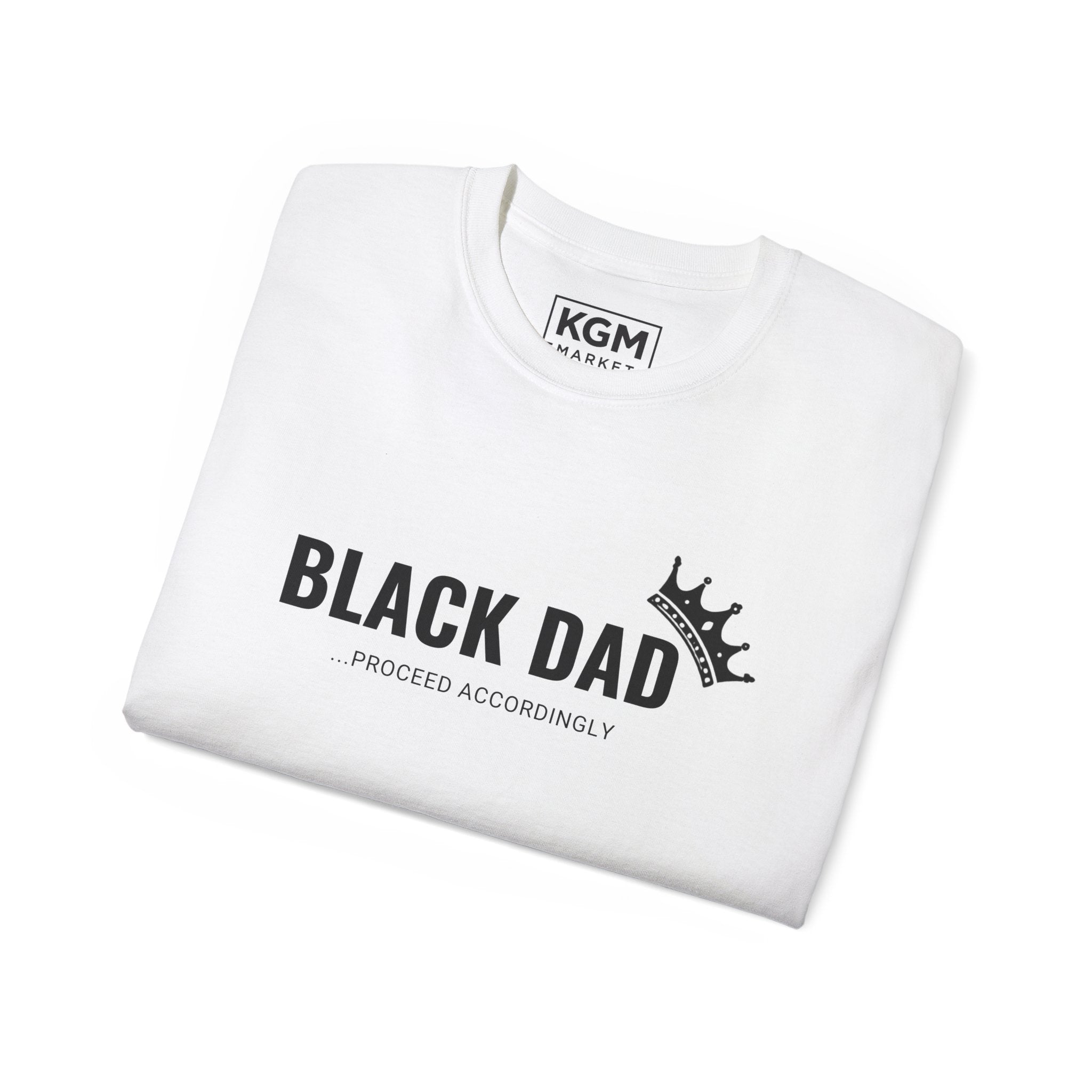 Black Dad Mens T Shirt
