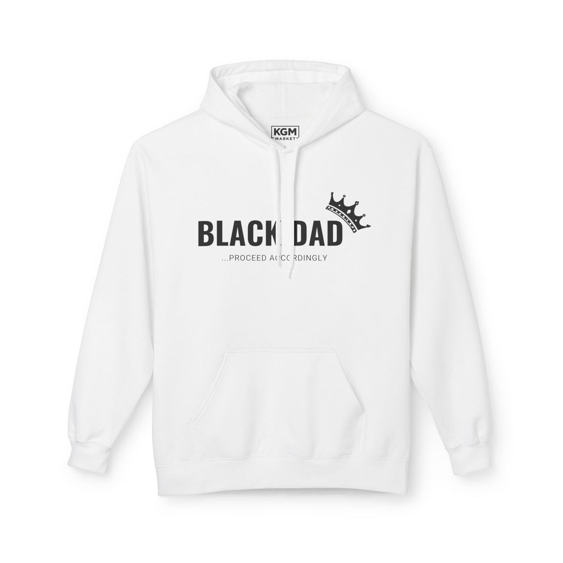 Black Dad Proceed Accordingly Hoodie