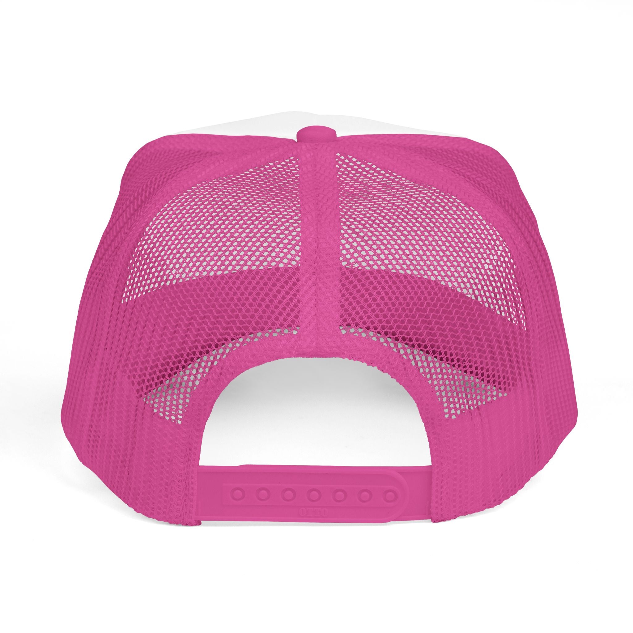 Protected by a Black Dad Trucker Hat - Pink