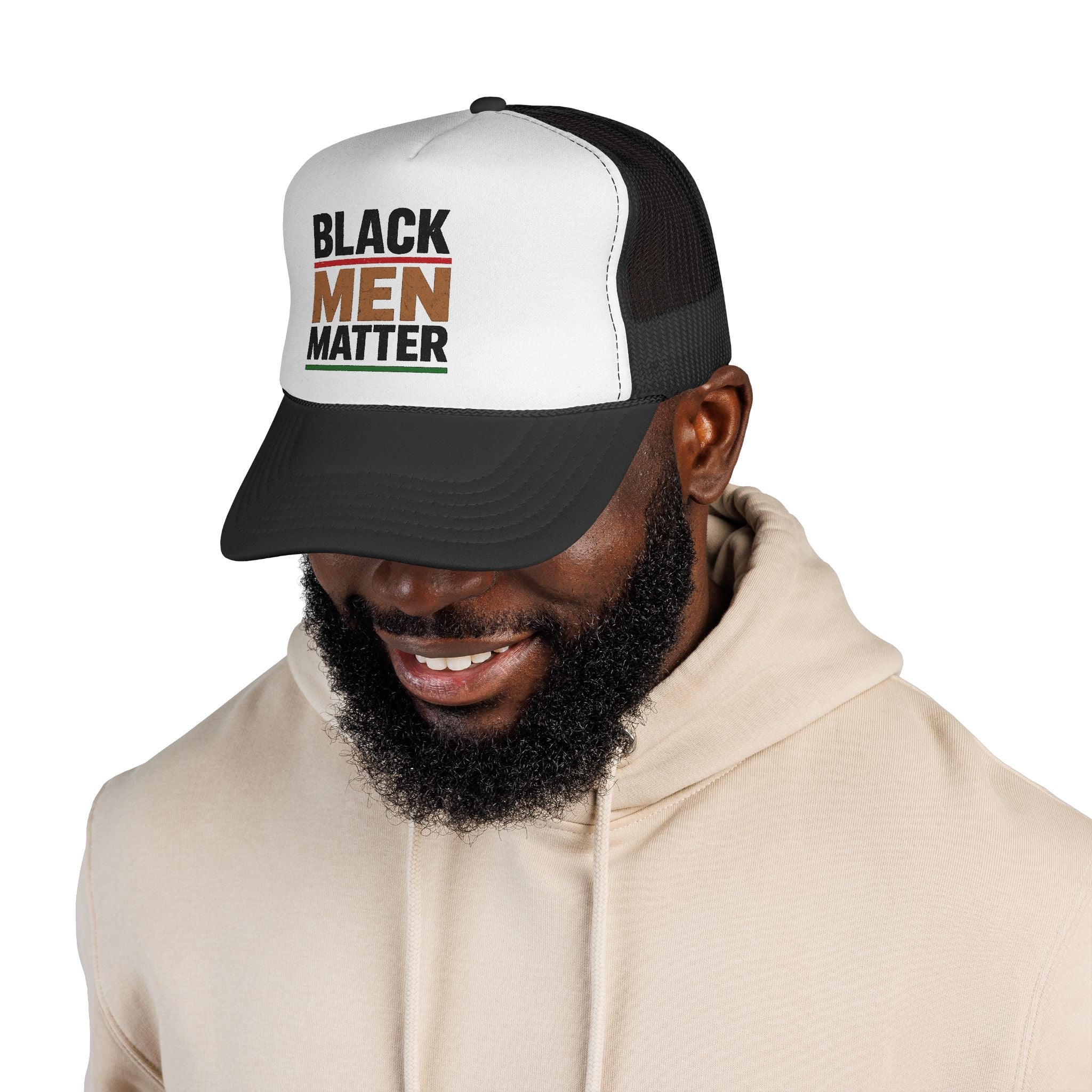 Black Men Matter Trucker Cap — 'Protect & Support Black Men'