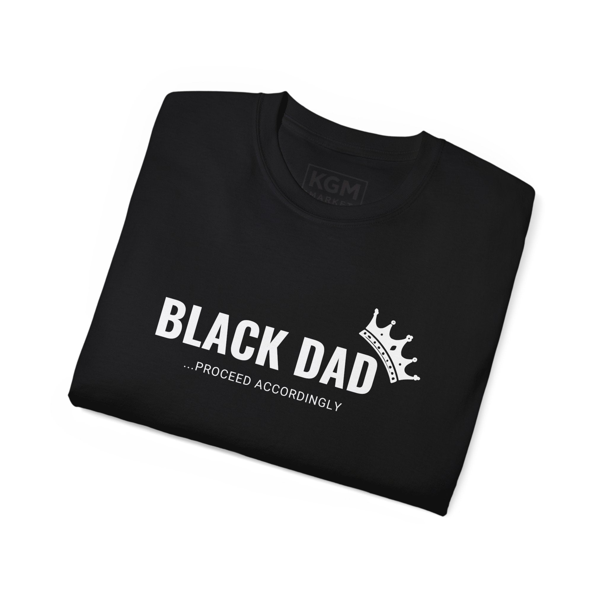 Black Dad Mens T Shirt
