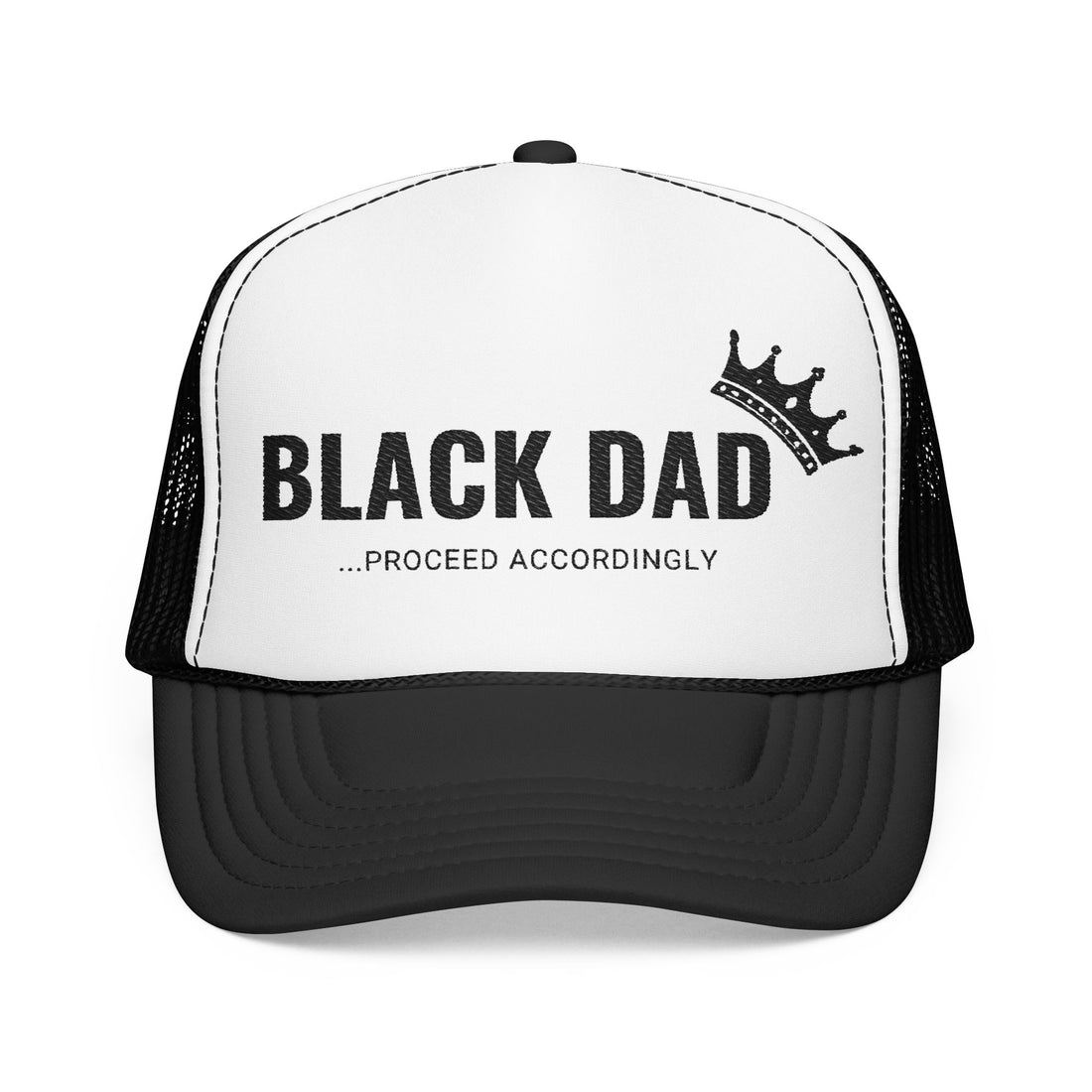 Black Dad, Proceed Accordingly Trucker Hat