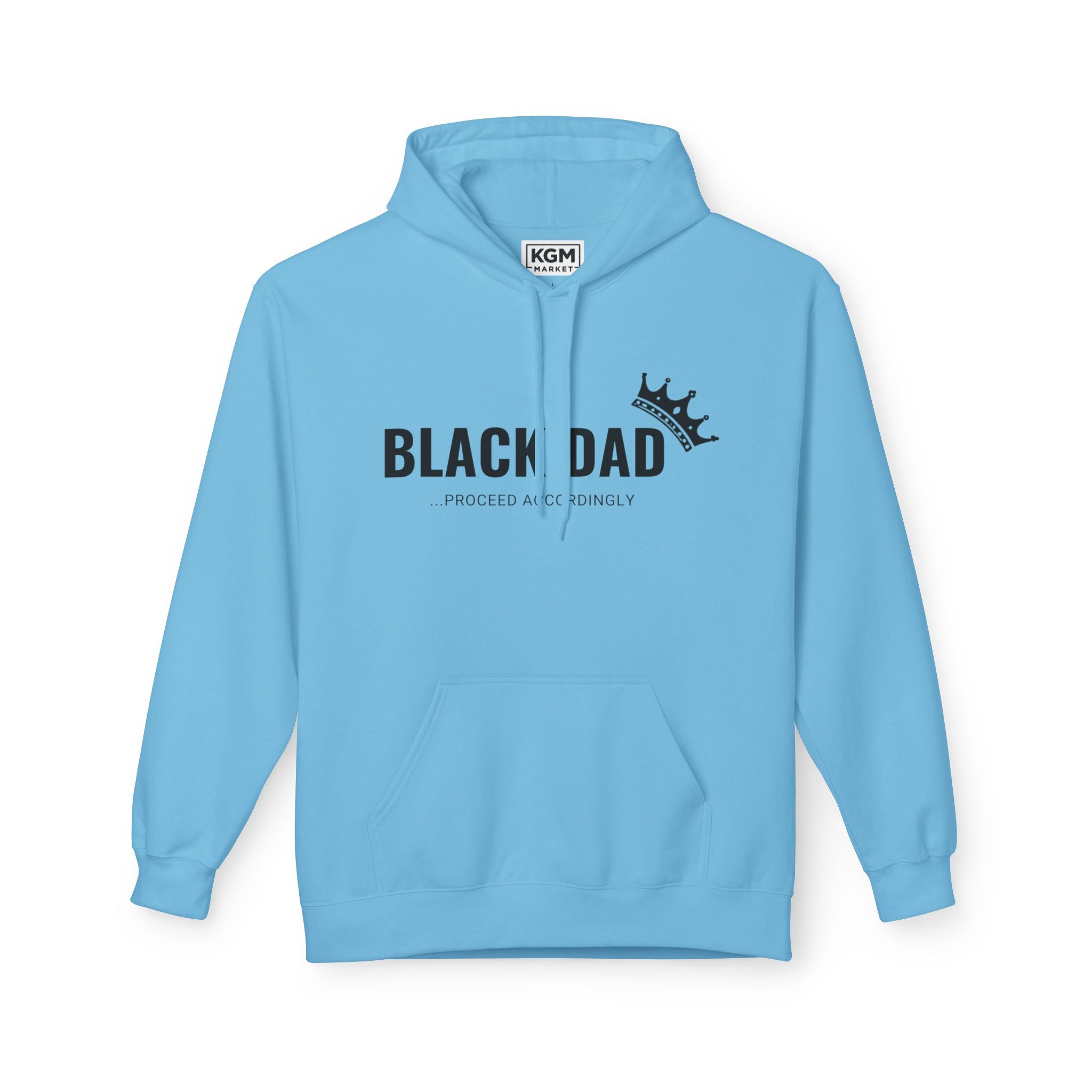 Black Dad Proceed Accordingly Hoodie