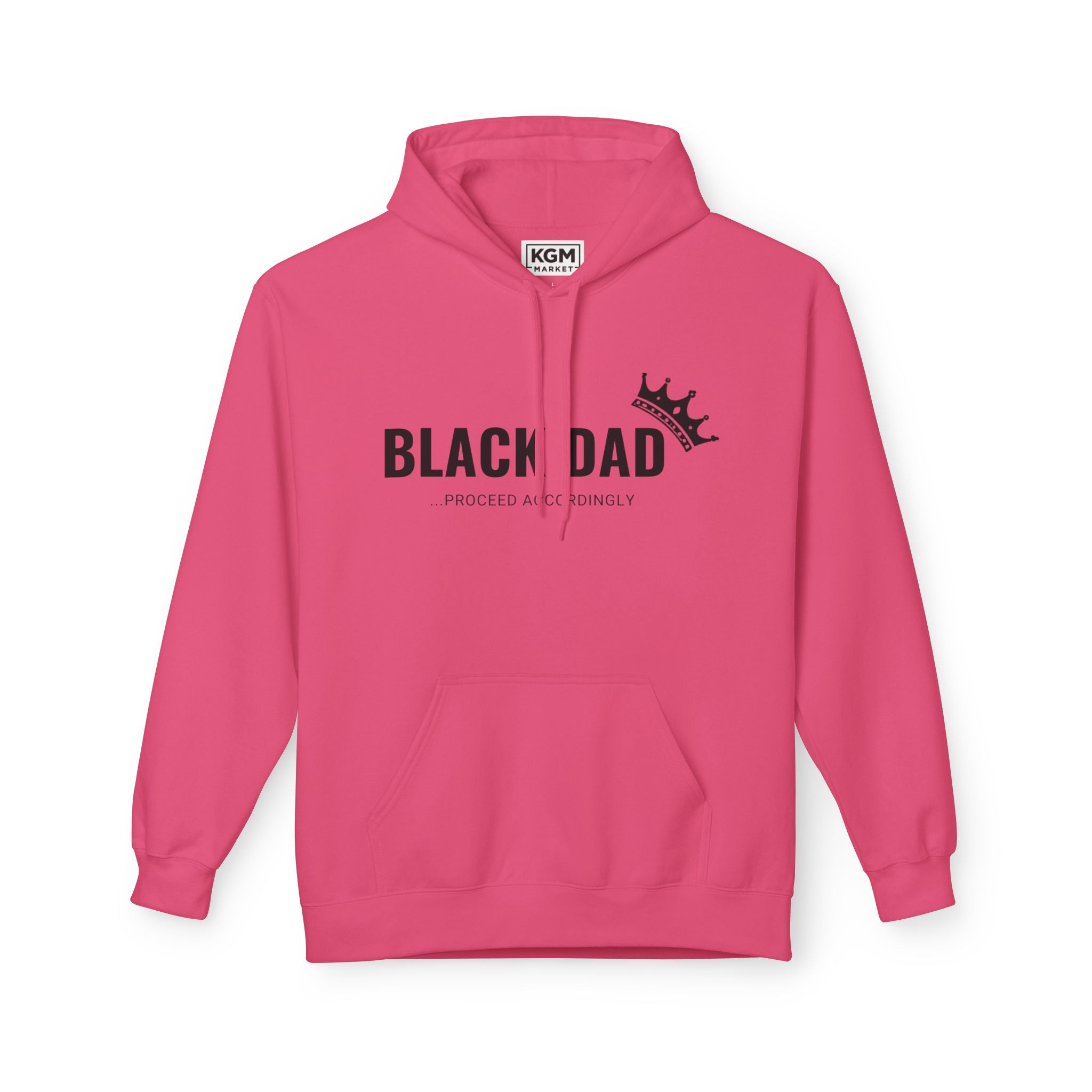Black Dad Proceed Accordingly Hoodie