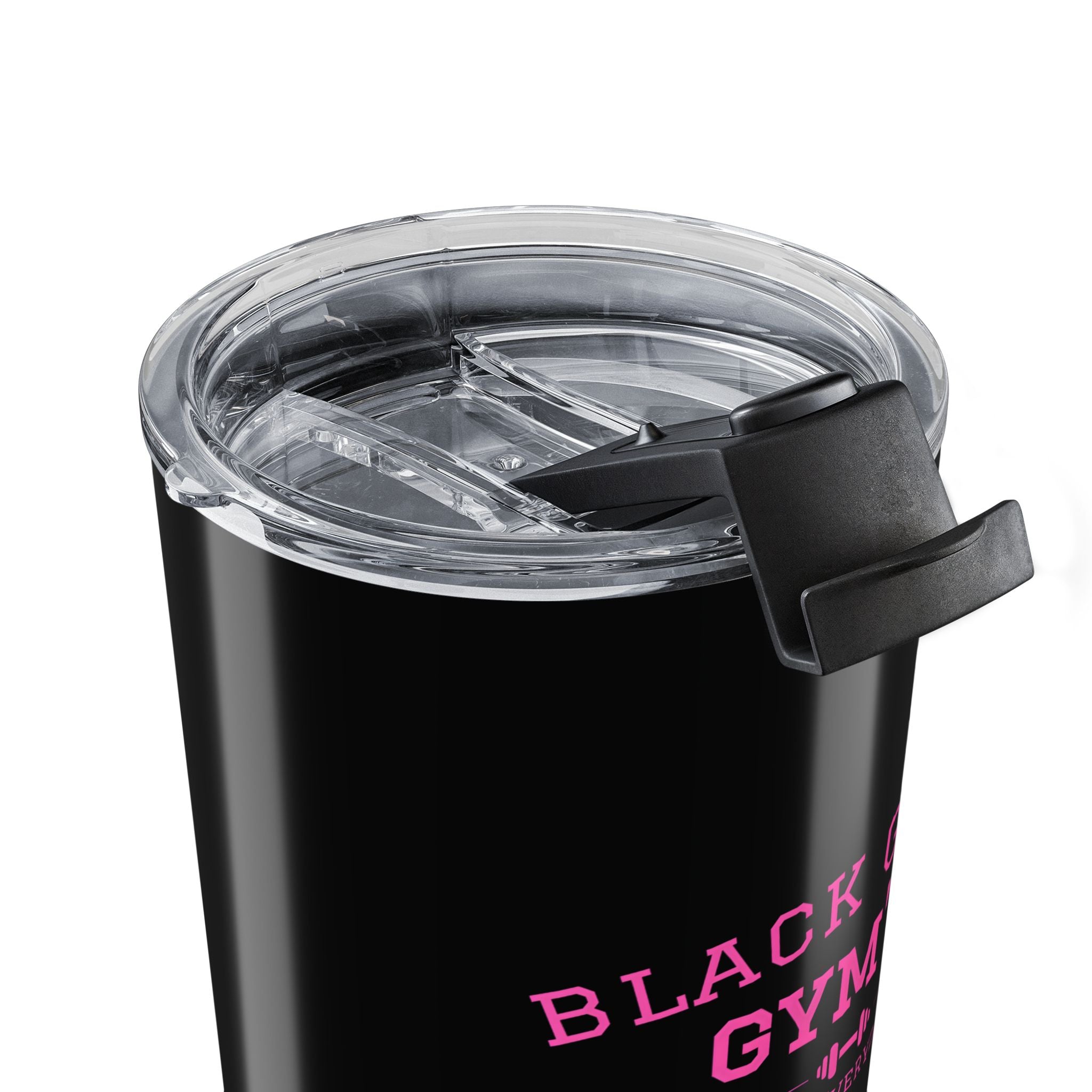Black Girls Gym'n Pink Logo Insulated Travel Cup - 20oz