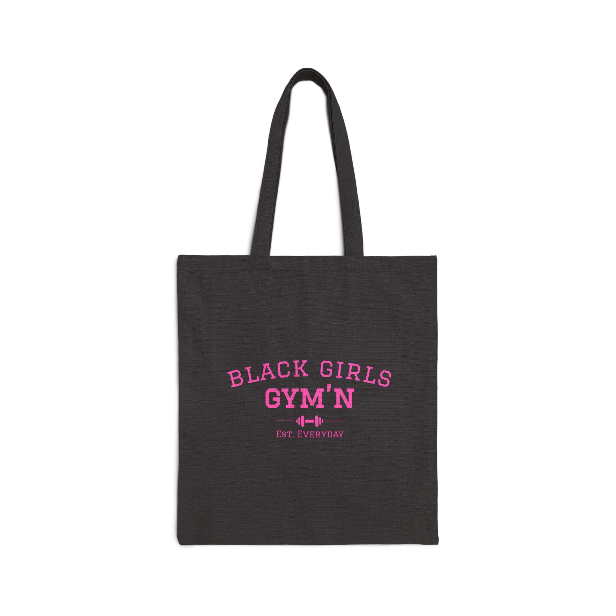 Black Girls Gym’n Canvas Tote