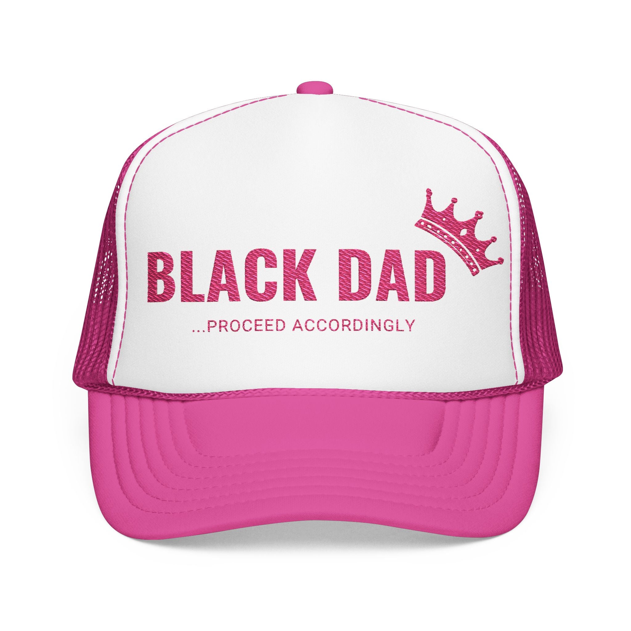 Black Dad, Proceed Accordingly Trucker Hat