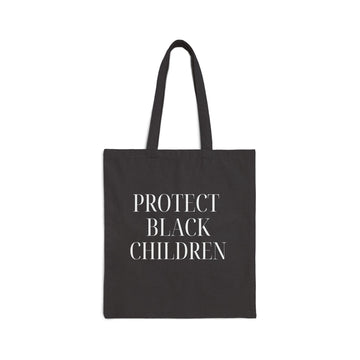 Protect Black Children Canvas Tote