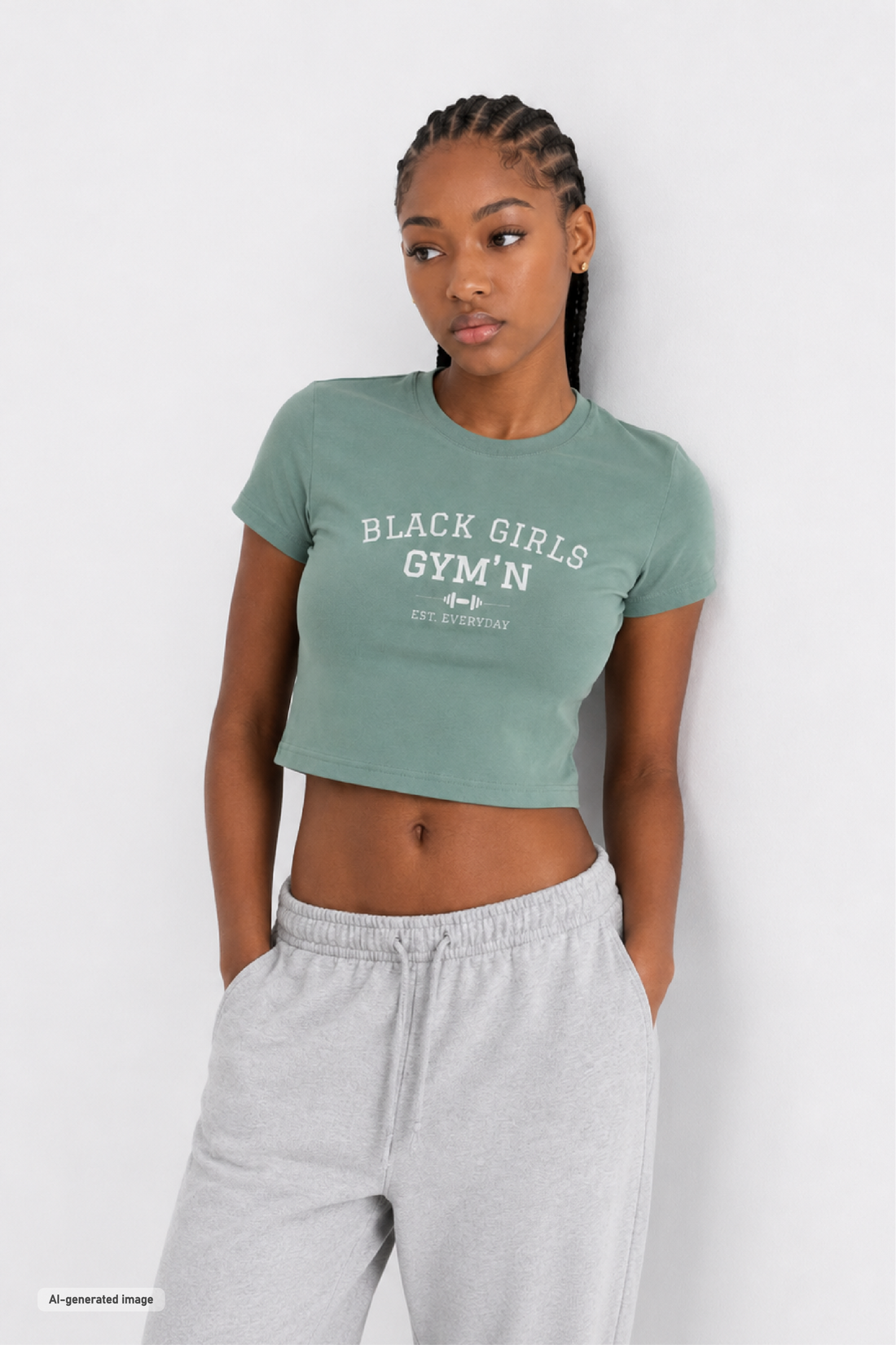Black Girls Gym’n Culture Crop Top