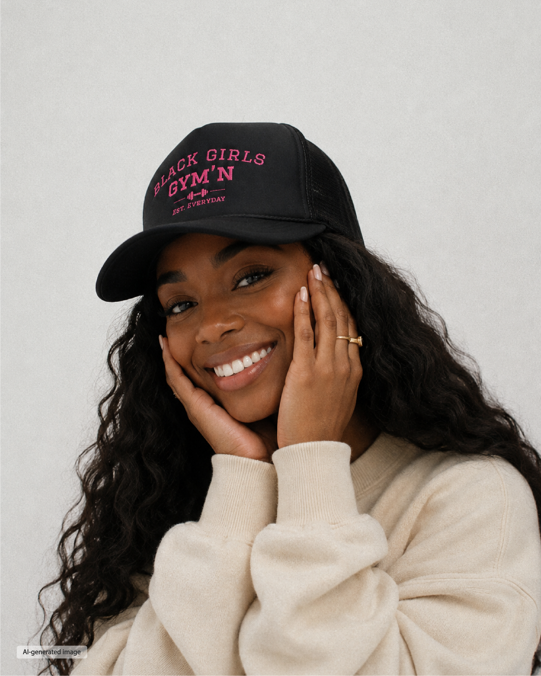 Black Girls Gym’n Foam Trucker Hat