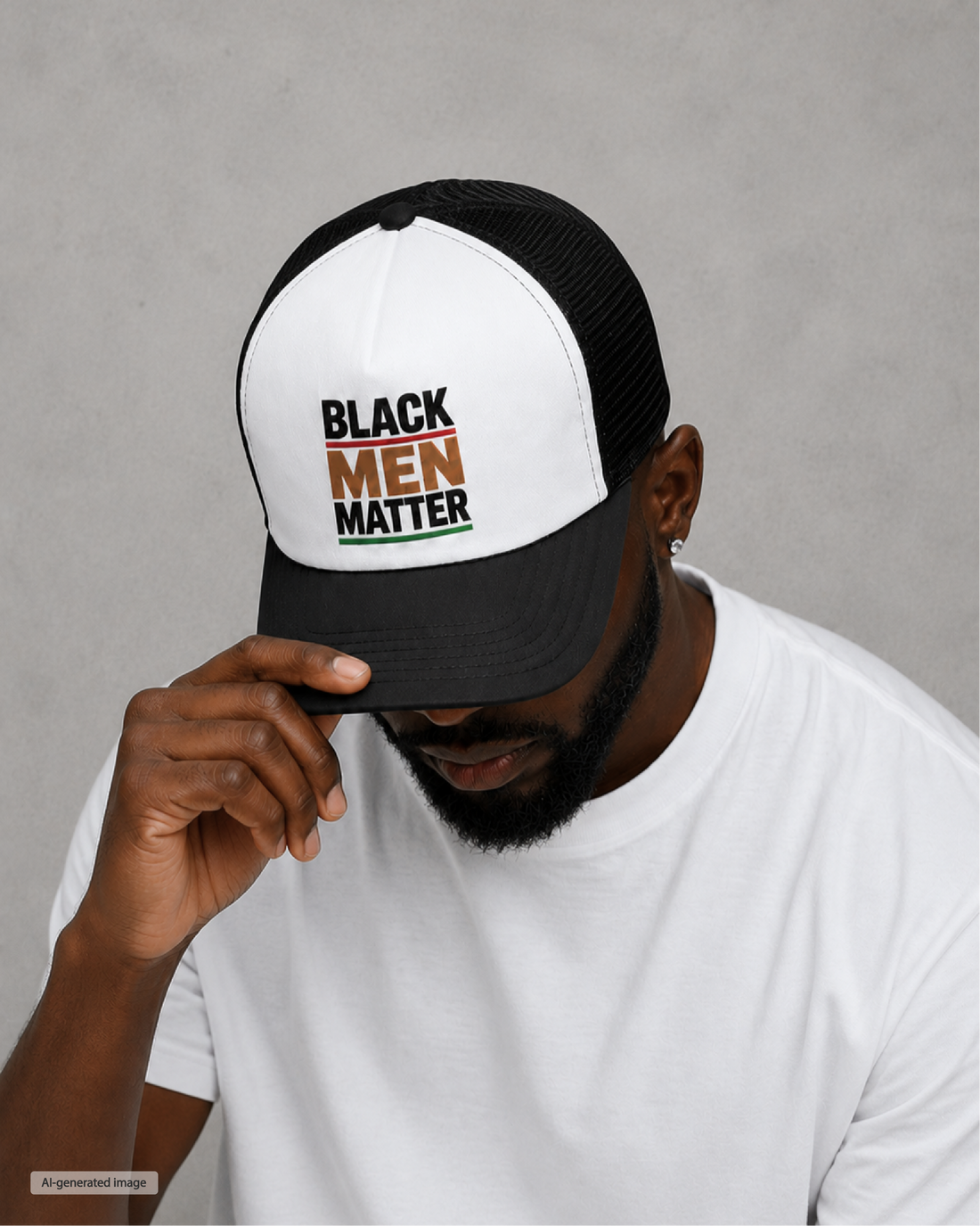 Black Men Matter Statement Trucker Cap
