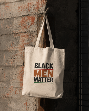 Black Men Matter Canvas Tote