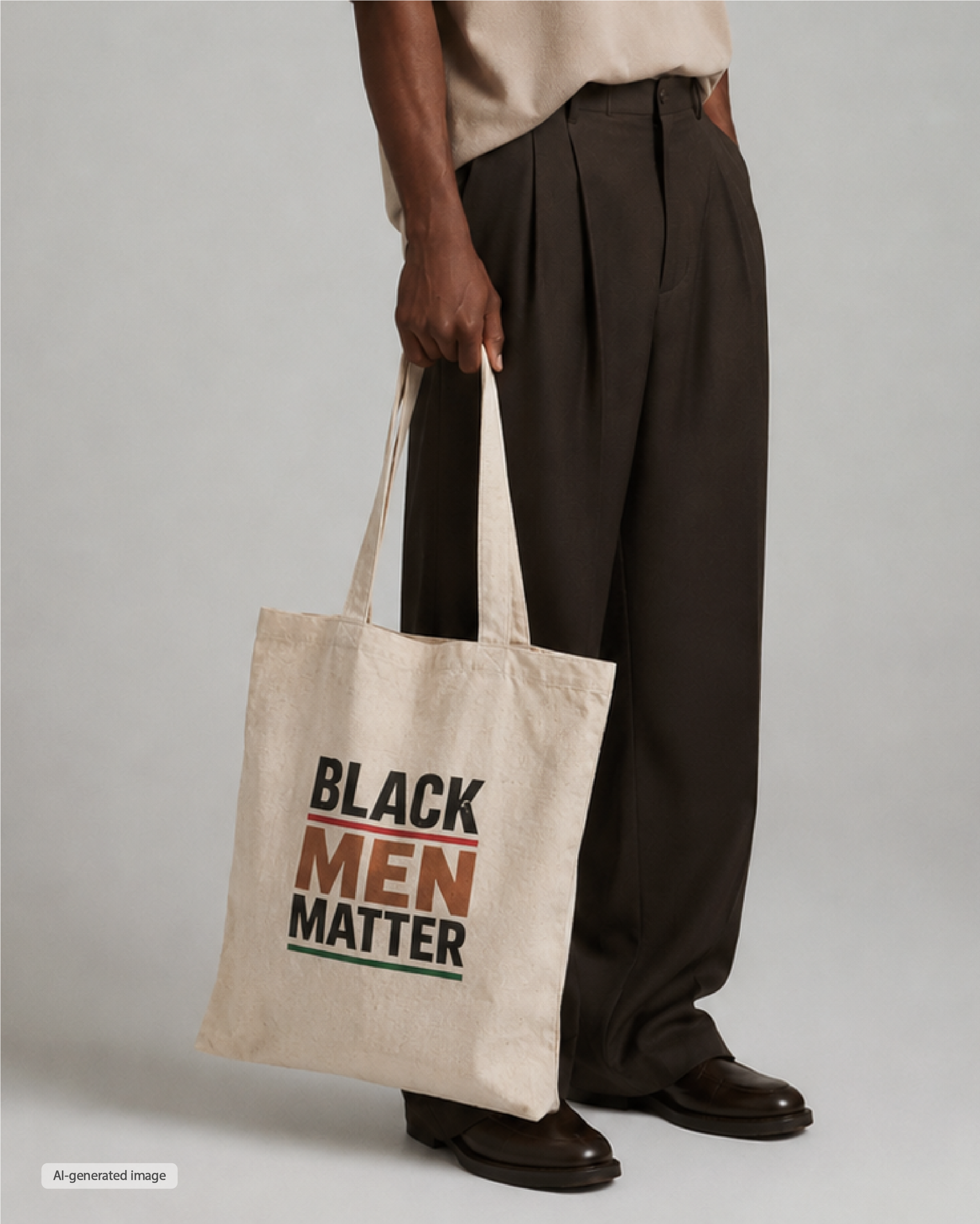 Black Men Matter Canvas Tote