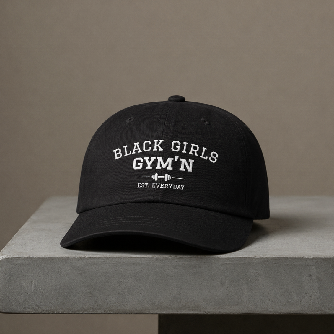 Black Girls Gym'n Dad Cap