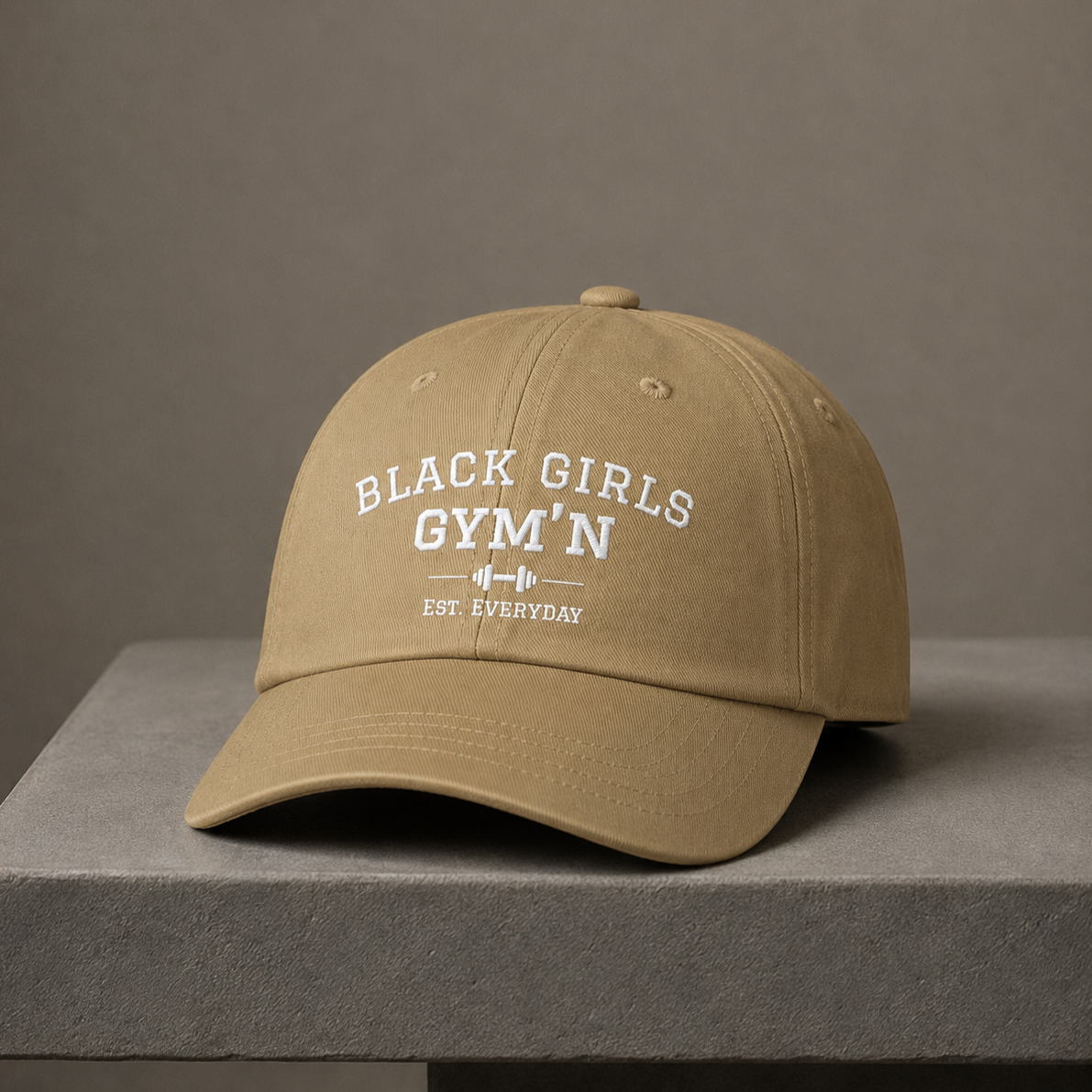 Black Girls Gym'n Dad Cap