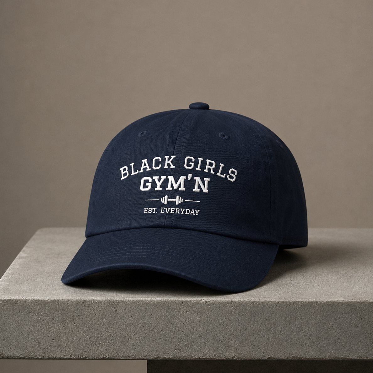 Black Girls Gym'n Dad Cap
