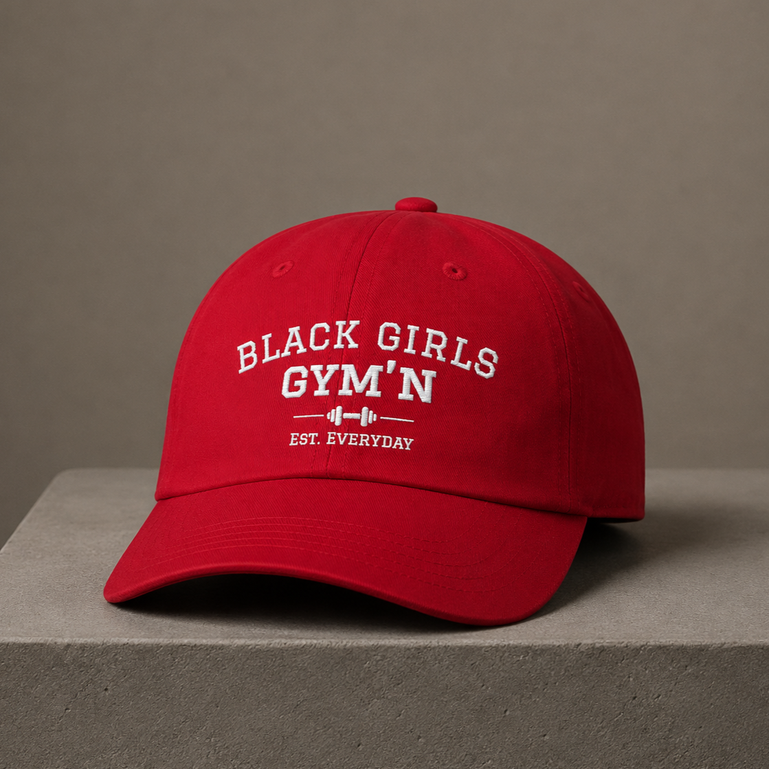 Black Girls Gym'n Dad Cap