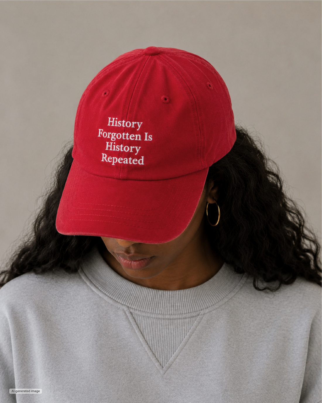 History Forgotten is History Repeated Dad Cap