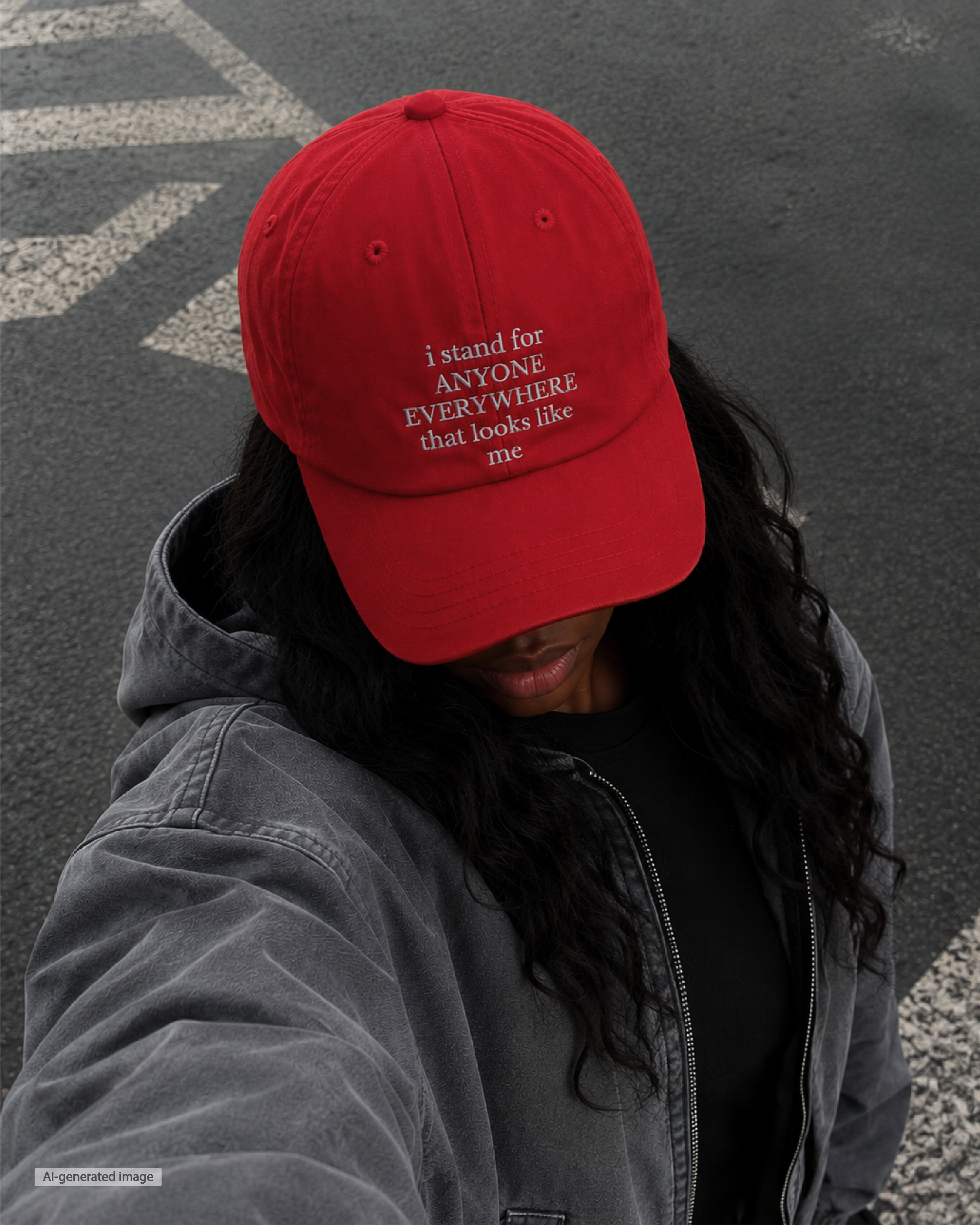 I Stand for Anyone Everywhere Dad Hat