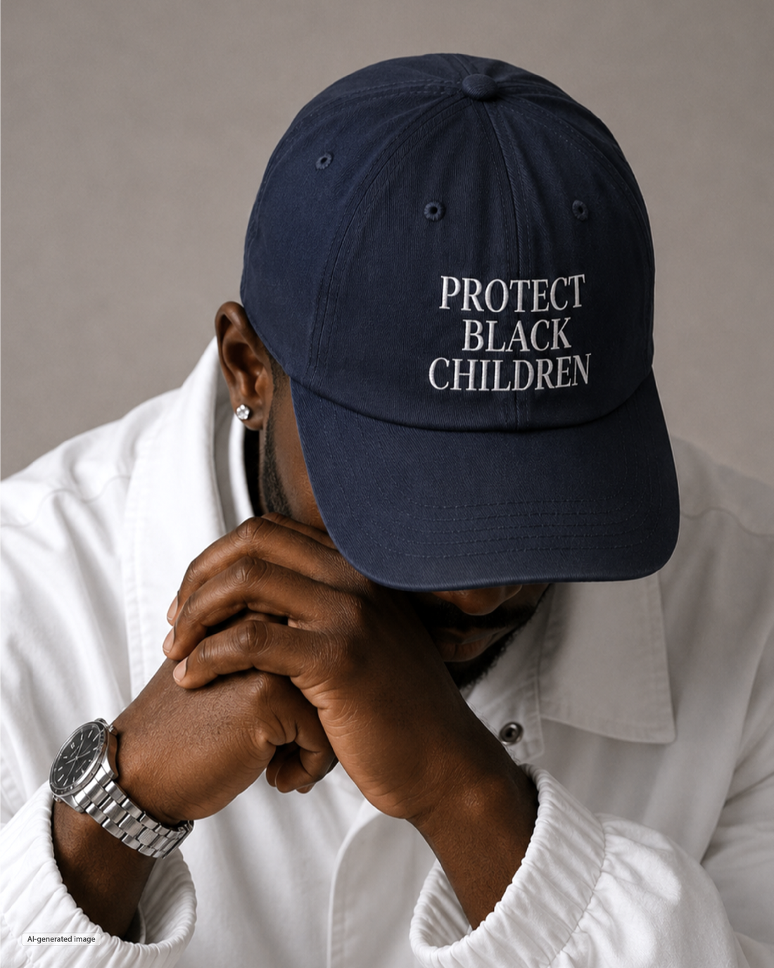 Protect Black Children Dad Cap