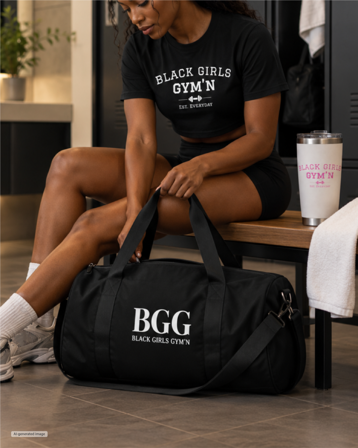Black Girls Gym'n Gym Duffel