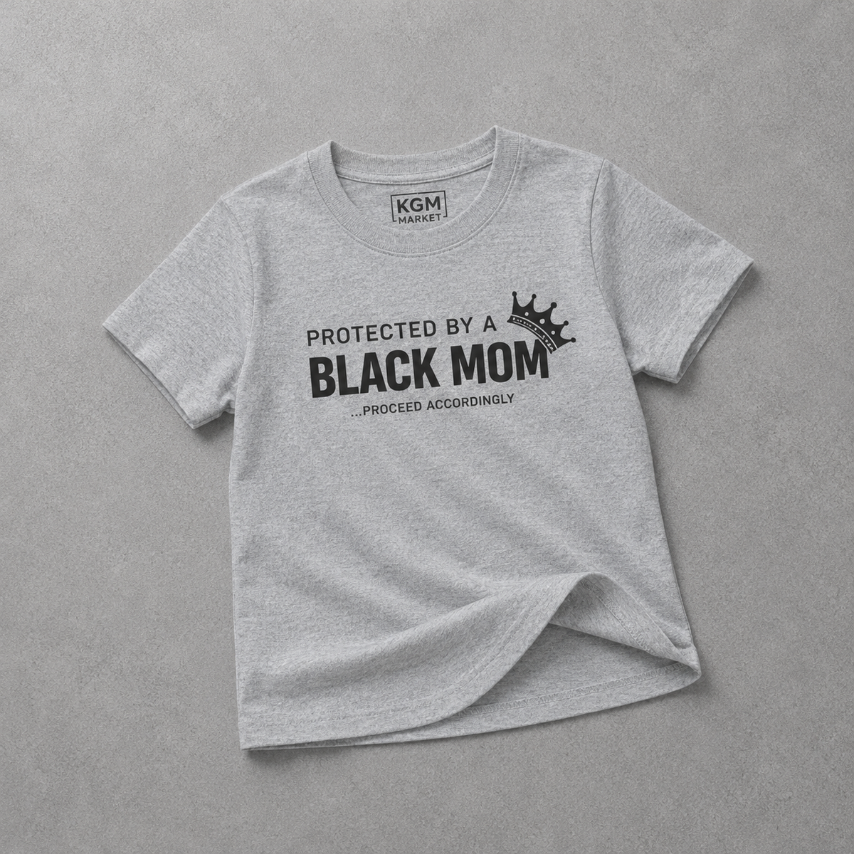 Protected by a Black Mom Kids T-Shirt