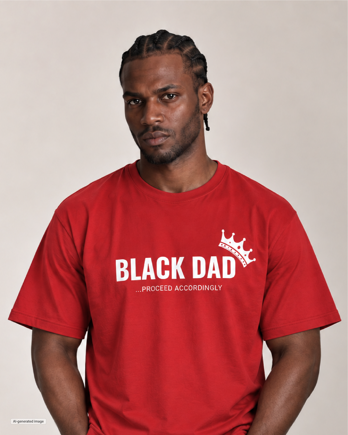 Black Dad Men's T Shirt