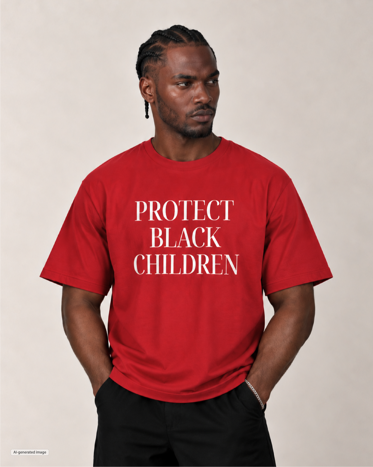 Protect Black Children Men's T Shirt