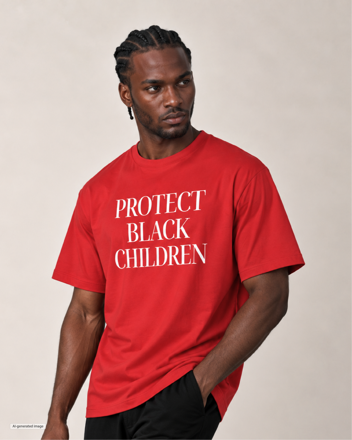 Protect Black Children Men's T Shirt