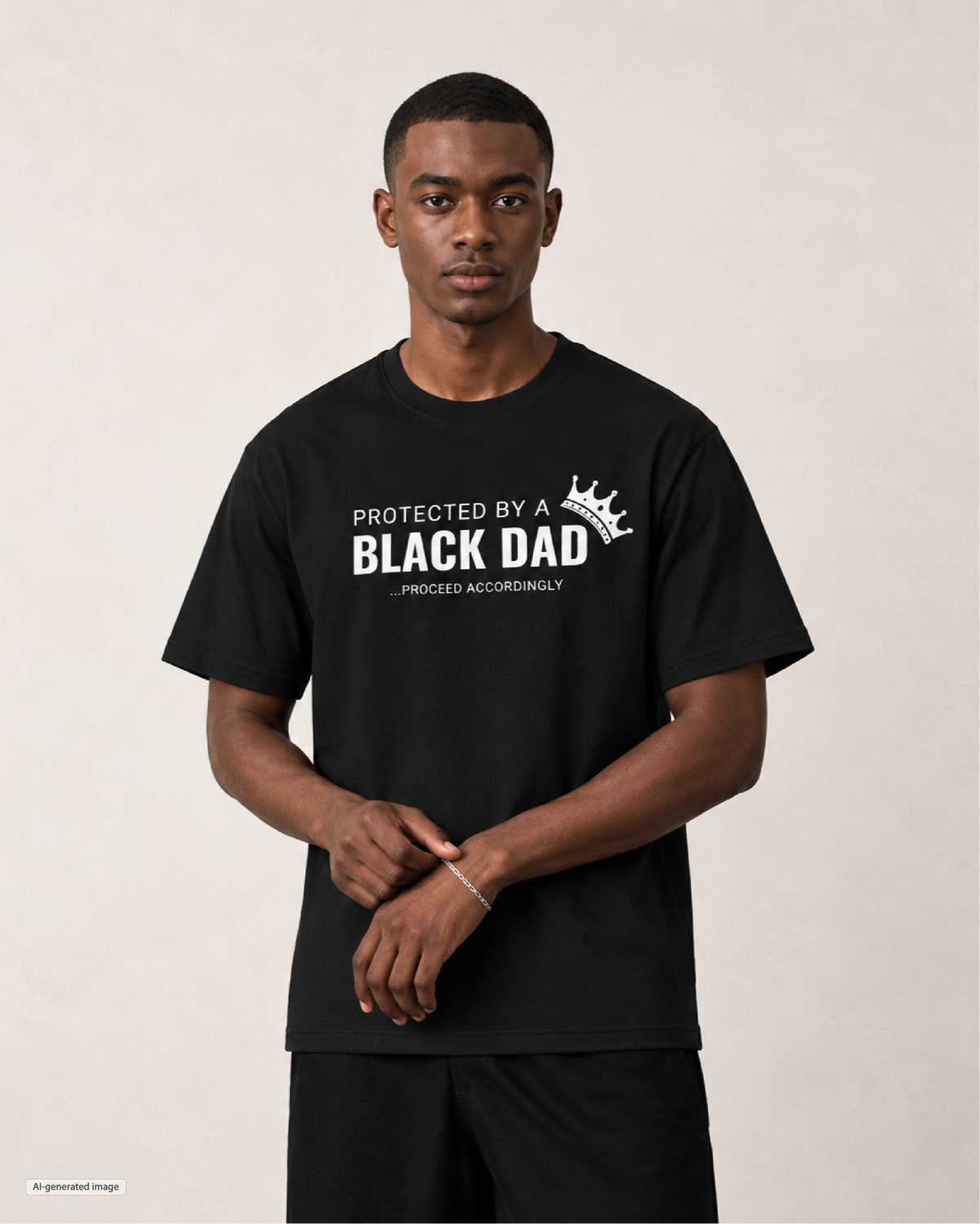 Protected by a Black Dad Men's T Shirt