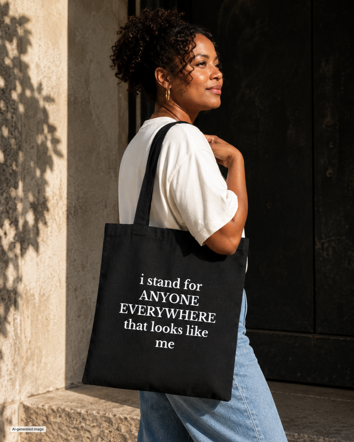 I Stand for Anyone Everywhere Canvas Tote