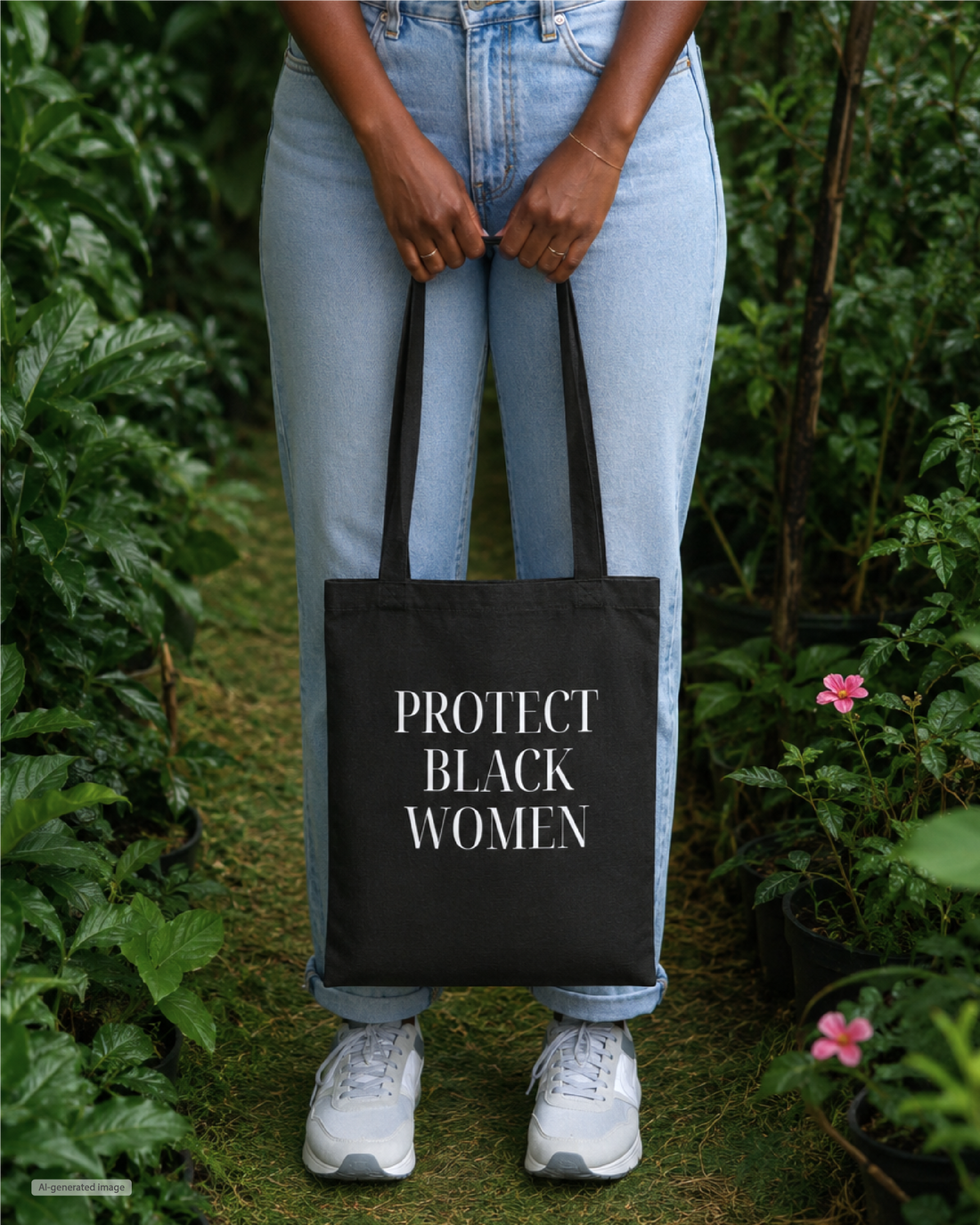 Protect Black Women Canvas Tote